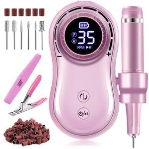 Professional Portable Electric Nail Drill For Acrylic Nails Gel Nails 56 Pieces